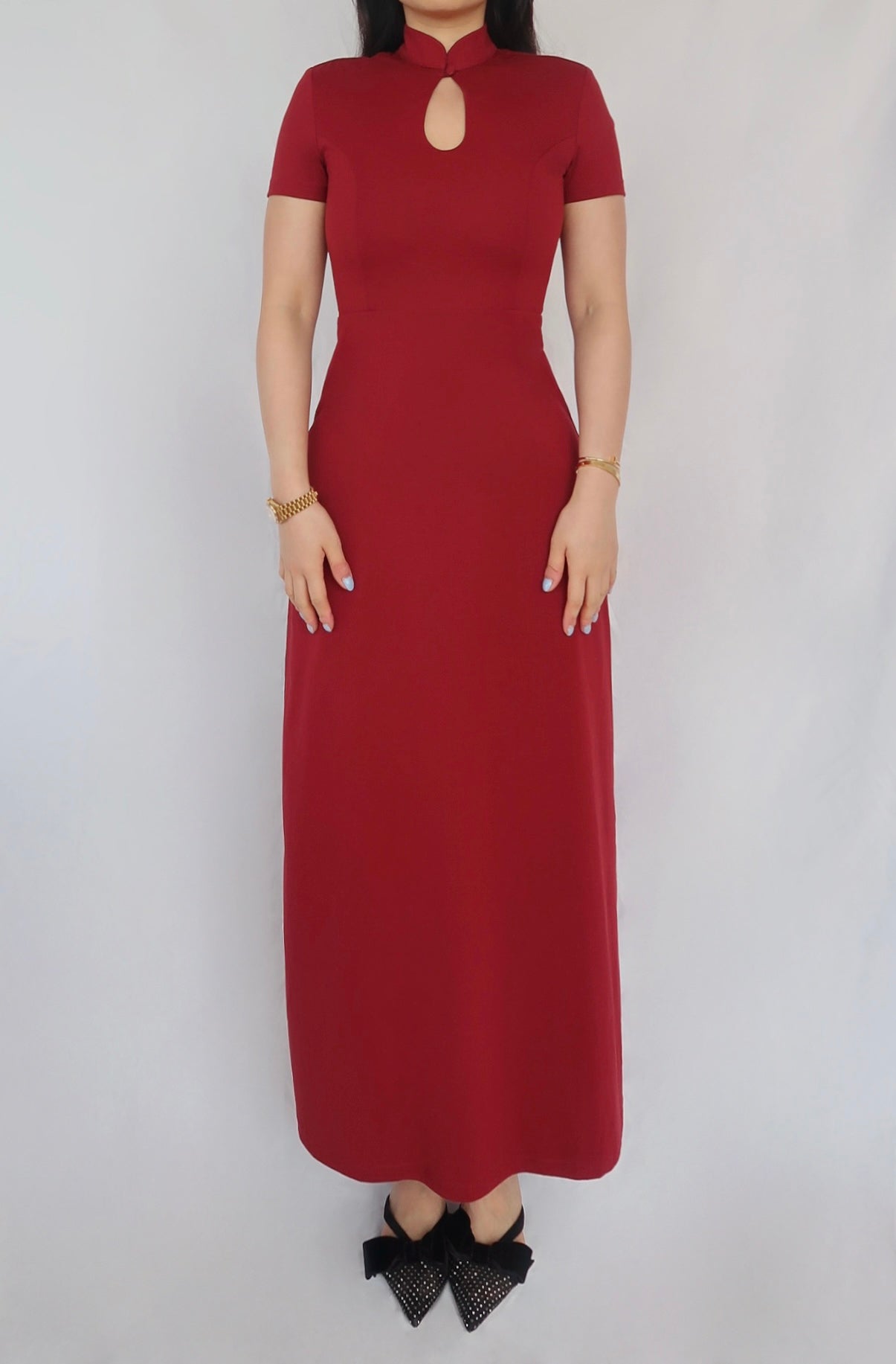 Mei Dress - Cherry Red